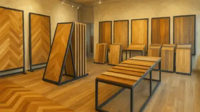 Parkett Ausstellung Bühne