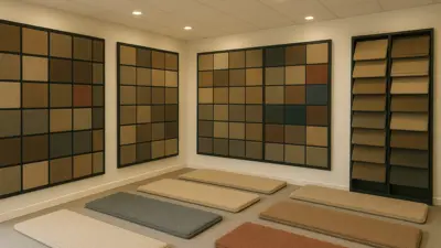 Teppichboden Ausstellung Bühne